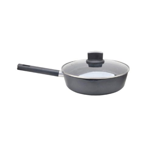 ZLN0874 Zilan ZLN0874 Spotty Chef magasfalú serpenyő fedővel, 24 cm, 2,4 literes, tapadásmentes bev