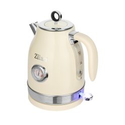 ZLN1184 Zilan ZLN1184 retró vízforraló, 2200 W, 1,7 literes, hőmérsékletkijelzés, 360°-ban forgatha