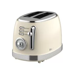 ZLN1191 Zilan ZLN1191 retró kenyérpirító, 850 W, 6 fokozat, 2 szeletes, STOP funkció, morzsatálca, 
