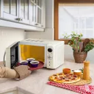 ZLN1245 Zilan ZLN1245 retró mikrohullámú sütő, 700 W, 20 liter, 6 fokozat, LED kijelző, gyerekzár, 