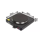 ZLN2174 Zilan ZLN2174 elektromos főzőlap, 1500 W, 1 főzőlap, hőmérséklet szabályozó, fekete