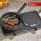 ZLN2181 Zilan ZLN2181 elektromos főzőlap, 2500 W, 2 főzőlap, 2 db hőmérséklet szabályozó, fekete