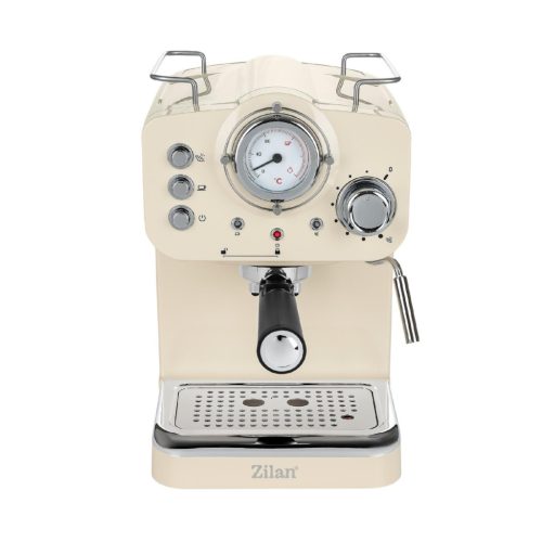 ZLN2992 Zilan ZLN2992 retró eszpresszó kávéfőző, 1100 W, 15 bar, 1,25 liter kapacitás, tejhabosító,