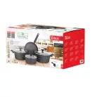 ZLN3277 Zilan ZLN3277 edénykészlet, 7 db-os, tapadásmentes belső bevonat, 3 edény és 1 serpenyő, fe