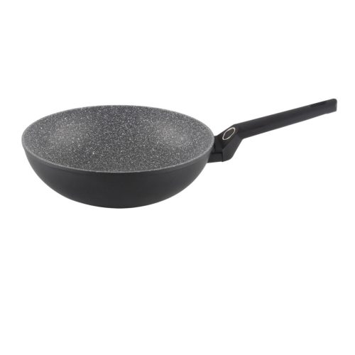 ZLN3345 Zilan ZLN3345 wok serpenyő, 28 cm, tapadásmentes gránit belső bevonat, indukciós alj