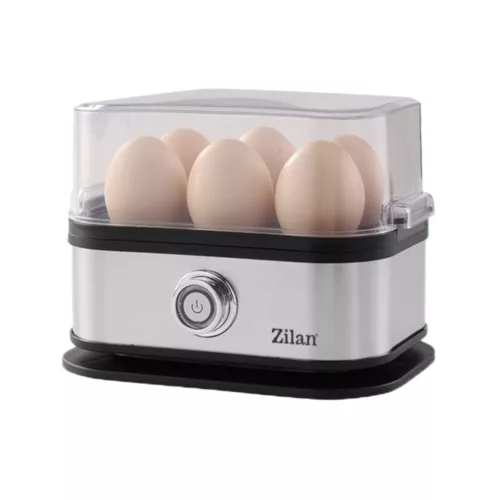 ZLN4109 Zilan ZLN4109 elektromos tojásfőző, 200 W, 6 tojásos, LED jelzőfény, rozsdamentes acél