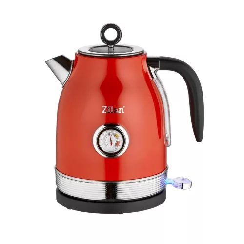 ZLN7033 Zilan ZLN7033 retró vízforraló, 2200 W, 1,7 liter, hőmérsékletkijelzés, 360°-ban forgatható