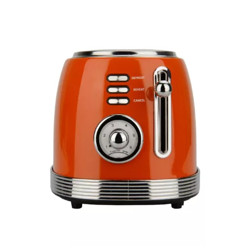 ZLN7040 Zilan ZLN7040 retró kenyérpirító, 850 W, 6 fokozat, 2 szeletes, STOP funkció, piros