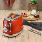 ZLN7040 Zilan ZLN7040 retró kenyérpirító, 850 W, 6 fokozat, 2 szeletes, STOP funkció, piros