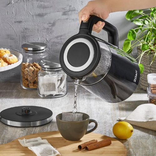 ZLN7859 Zilan ZLN7859 vízforraló, max. 2200 W, 1,5 literes, rejtett fűtőszál, digitális kijelző