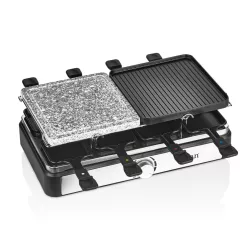 ZLN8863 Zilan ZLN8863 raclette grill, 1500 W, 2 az 1-ben, alumínium sütőlap, tapadásmentes bevonat,