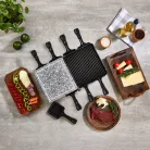 ZLN8863 Zilan ZLN8863 raclette grill, 1500 W, 2 az 1-ben, alumínium sütőlap, tapadásmentes bevonat,