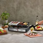 ZLN8863 Zilan ZLN8863 raclette grill, 1500 W, 2 az 1-ben, alumínium sütőlap, tapadásmentes bevonat,