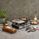 ZLN8863 Zilan ZLN8863 raclette grill, 1500 W, 2 az 1-ben, alumínium sütőlap, tapadásmentes bevonat,