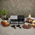ZLN8863 Zilan ZLN8863 raclette grill, 1500 W, 2 az 1-ben, alumínium sütőlap, tapadásmentes bevonat,