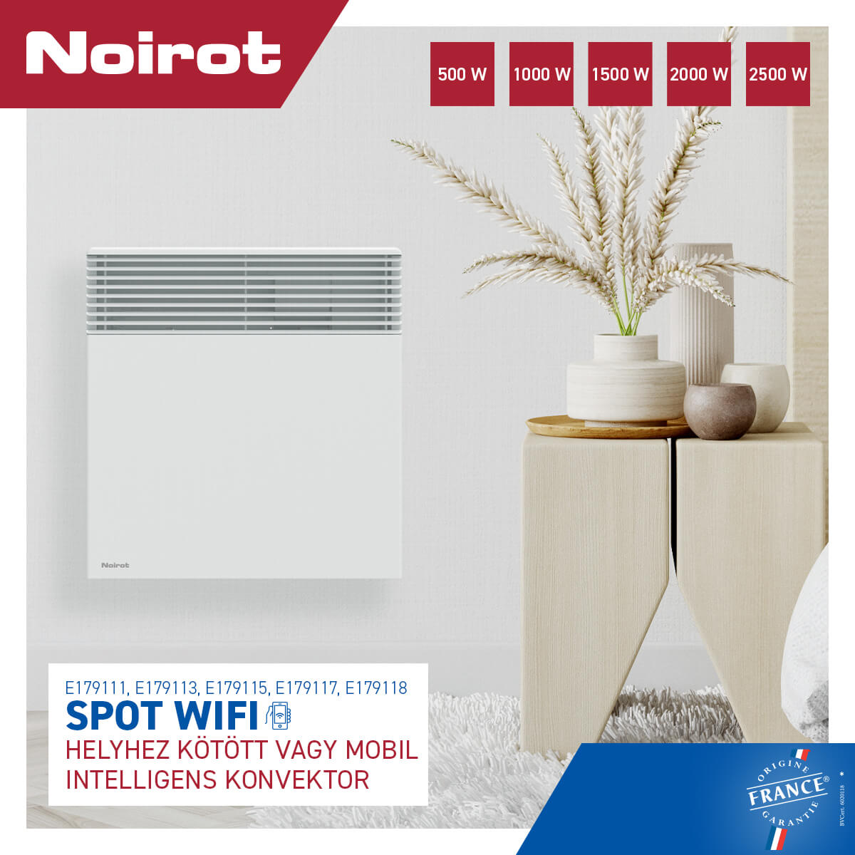Spot WIFI intelligens konvektor